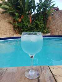 Casa com piscina na praia da Rivieira de São Lourenço