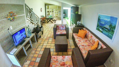 House standing on the sand in elbow paradise