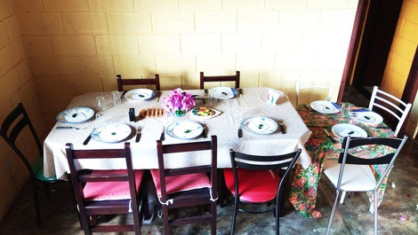 Mesa de jantar e café da manhã