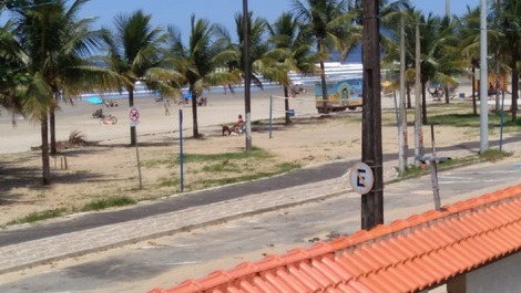 Casa Moyra Bertioga - Pe na areia com vista para o mar