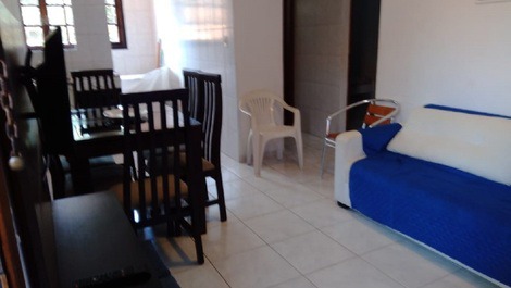 Casa Moyra Bertioga - Pe na areia com vista para o mar