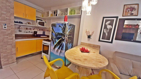 Apartment with balcony on Tambaú Beach