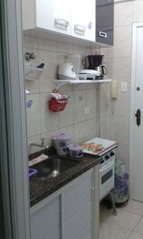 Cozinha- fogão com forninho 2 chamas