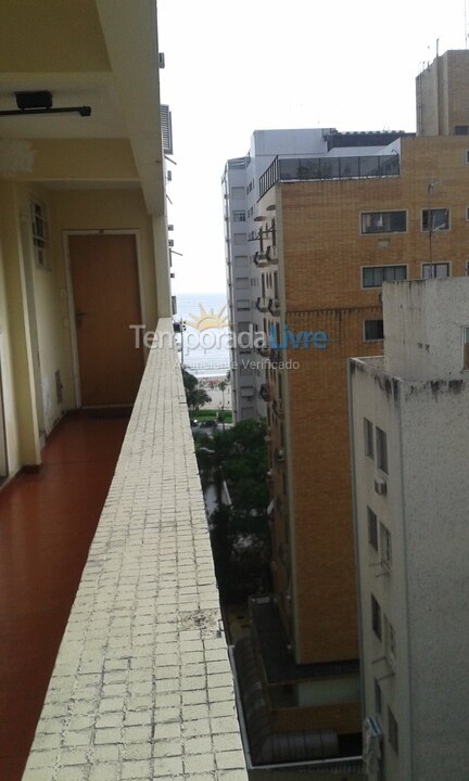 Apartamento para aluguel de temporada em Santos (Ponta da Praia)