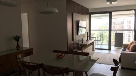 Apartment on the sand in module 5, on the Riviera de São Lourenço.