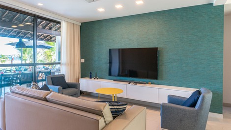 Bungalow Beira-Mar con 5 suites Pool no Cupe