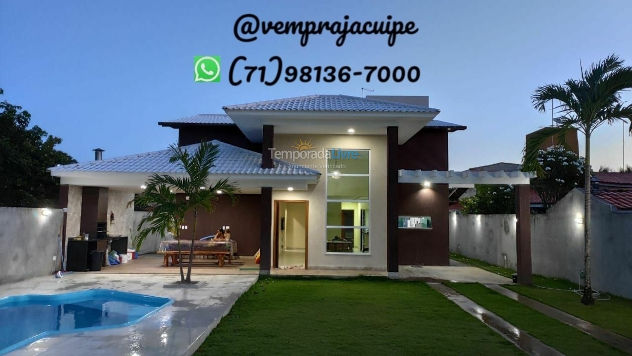 Casa para alquiler de vacaciones em Camaçari (Barra do Jacuípe)