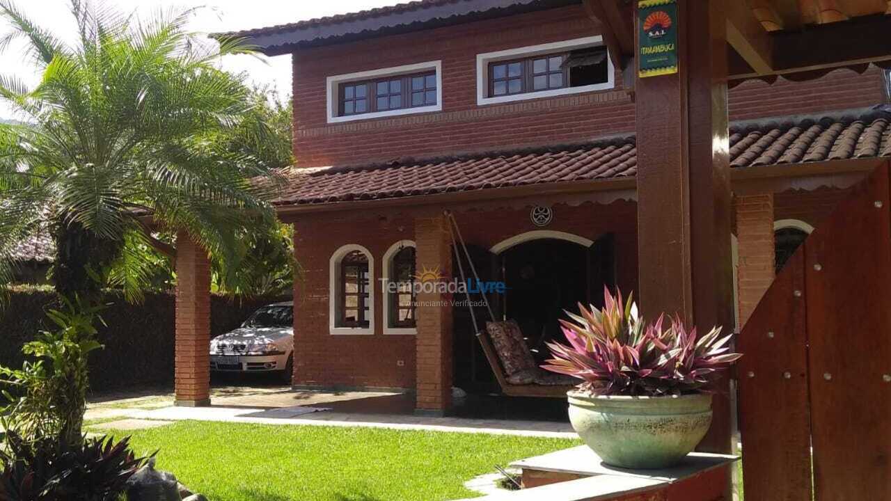 Casa para alquiler de vacaciones em Ubatuba (Praia de Itamambuca)