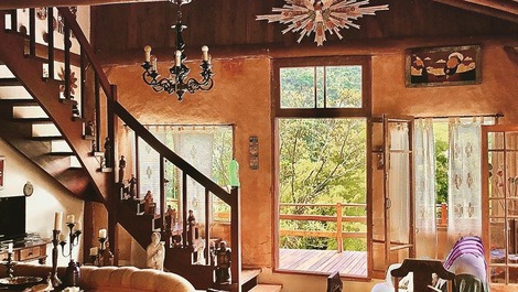 Rancho da Montanha, cascada, trabajo de internet p