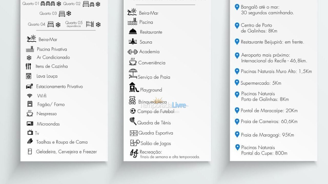 Casa para aluguel de temporada em Porto de Galinhas (Porto de Galinhas)