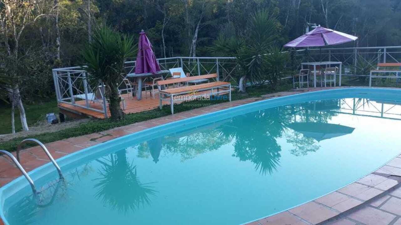 Chácara / sítio para aluguel de temporada em Juquitiba (Bairro Palmeirinha Sitio Aldemir Sítiocarmocom)