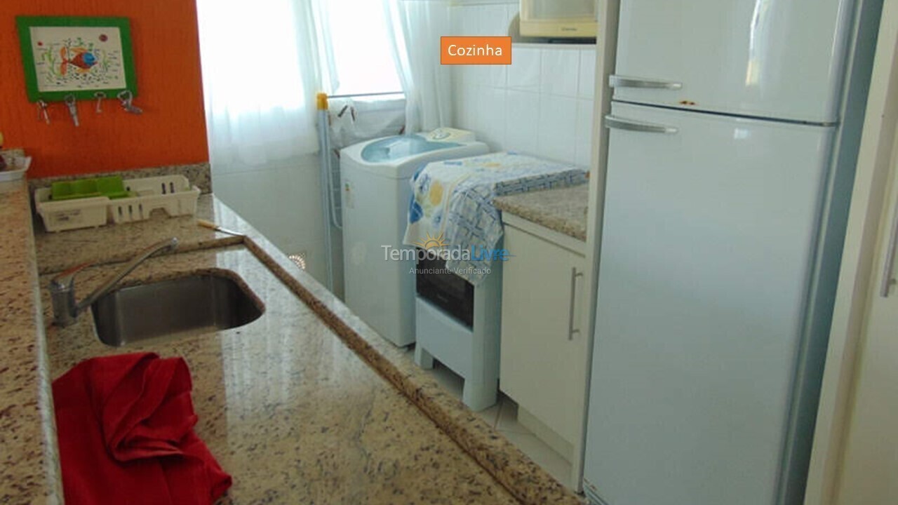 Apartamento para aluguel de temporada em Governador Celso Ramos (Praia de Palmas)