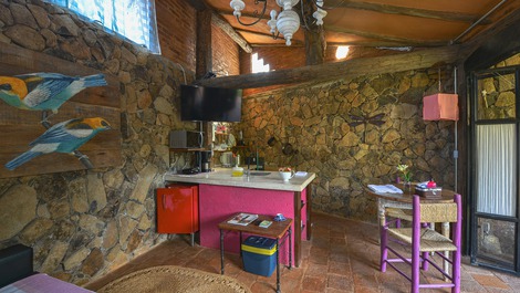 Sonho.Home office in Ilhabela with my dog!!!