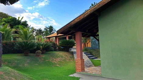 Chácara Luca, com ar condicionado.