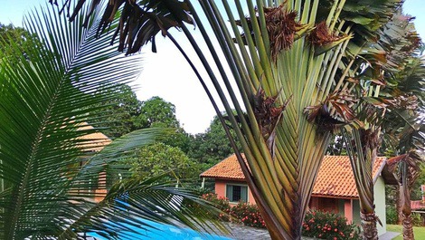 Chácara Luca, com ar condicionado.