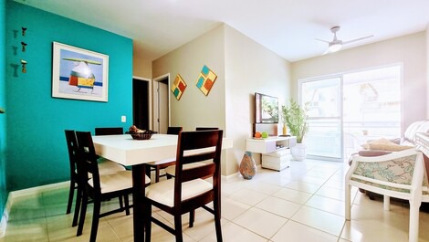 Apartamento 2 dorms, com lazer completo para locação de temporada