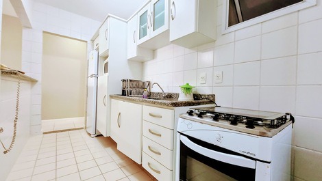 Apartamento 2 dorms, com lazer completo para locação de temporada