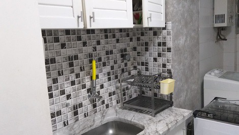 Cozinha e área de servico