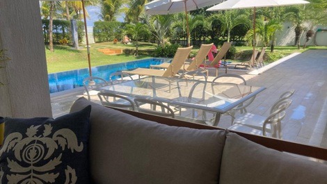 Confortável Casa Guarajuba Frente ao Mar 5/4. 18 leitos.Consulte-nos!