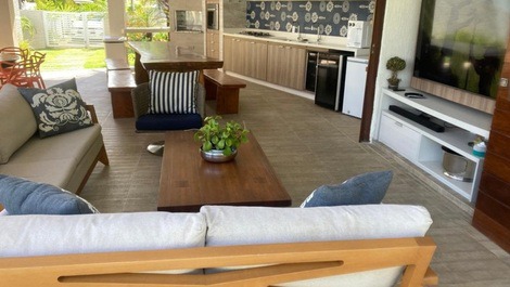 Confortável Casa Guarajuba Frente ao Mar 5/4. 18 leitos.Consulte-nos!