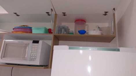 Apartment in Mongaguá right on the sand