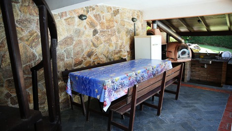 Área da churrasqueira 