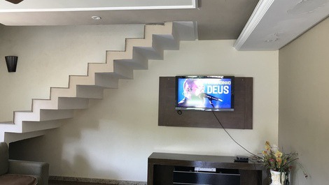 Sala de tv com chromecast 
