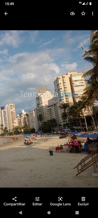 Apartamento para aluguel de temporada em Guarujá (Astúrias)