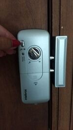 Fechadura eletrônica. segurança e praticidade.