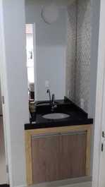 Excellent ap in Guarujá Pitangueiras, standing on the sand 61 99663 9787