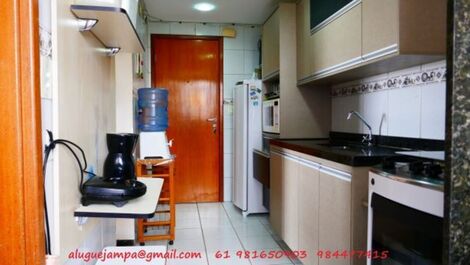 Apartamento amueblado, 3 dormitorios, con Wi-fi, Praia de Cabo Branco PB-Brasil