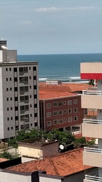 Apartamento para alugar em Praia Grande - Praia Grande Vila Tupi 1 Quadra Wi Fi Diária 160