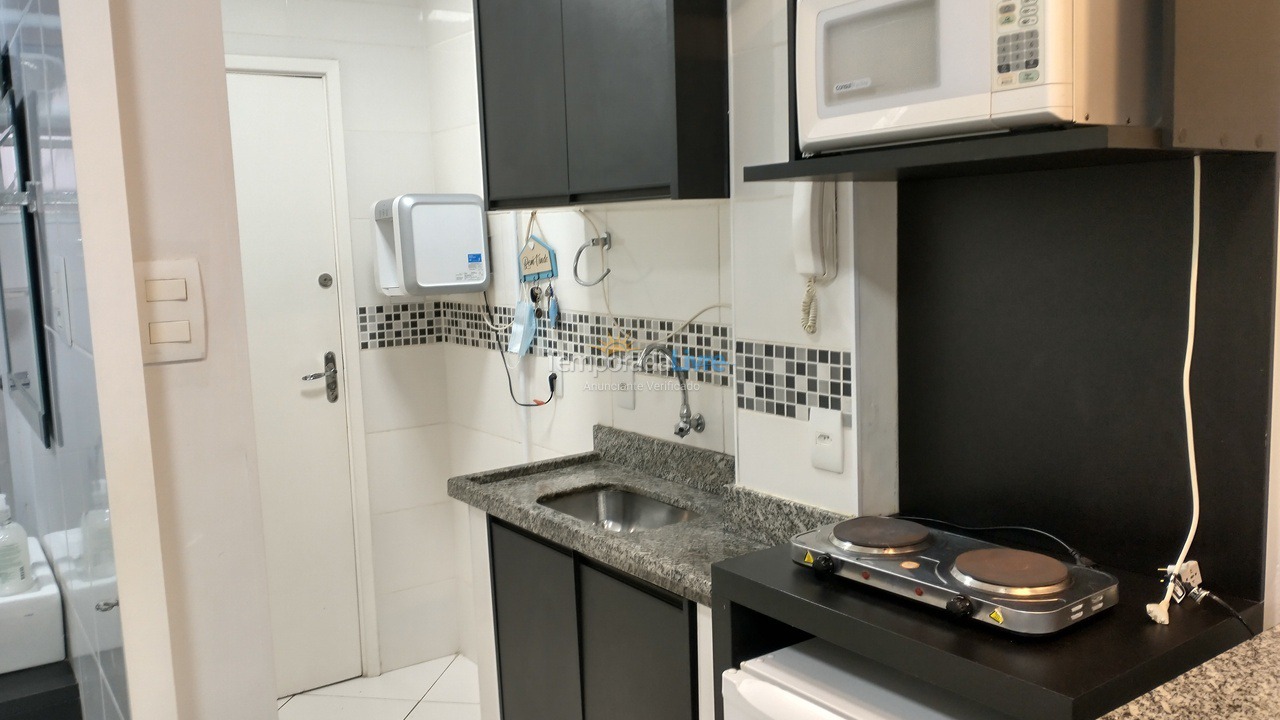 Apartamento para alquiler de vacaciones em Santos (Ponta da Praia)