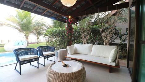 BANGALÔ LUXO - PÉ NA AREIA - BEIRA MAR