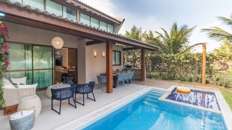 BANGALÔ LUXO - PÉ NA AREIA - BEIRA MAR