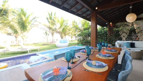 BANGALÔ LUXO - PÉ NA AREIA - BEIRA MAR