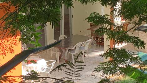 Vista dsuperior da área lateral