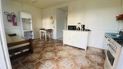 Cabana para 2 pessoas na praia do rosa