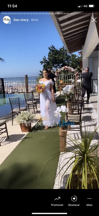 Casa para alquiler de vacaciones em Guarujá (Praia do Tombo)