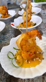 Casa de canoa (playa tombo) en la arena, cosa de película