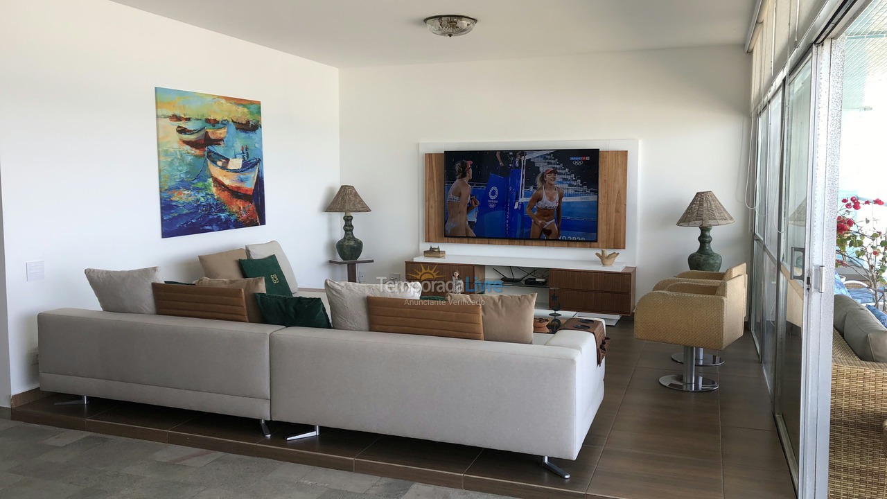 Apartment for vacation rental in Guarujá (Pitangueiras)