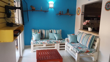 Sala sofá 8 lugares