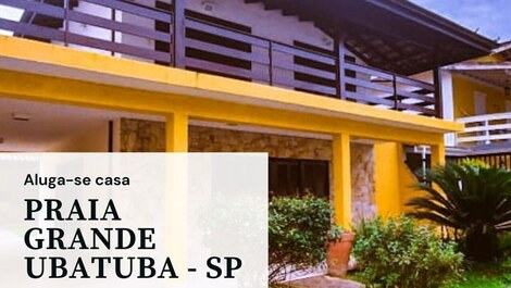 Casa para temporada em Ubatuba Praia Grande