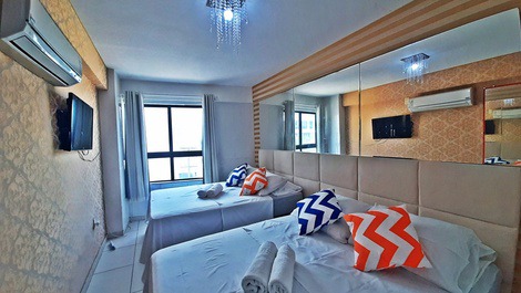 Apartamento para aluguel de temporada na praia de Tambaú/João Pessoa