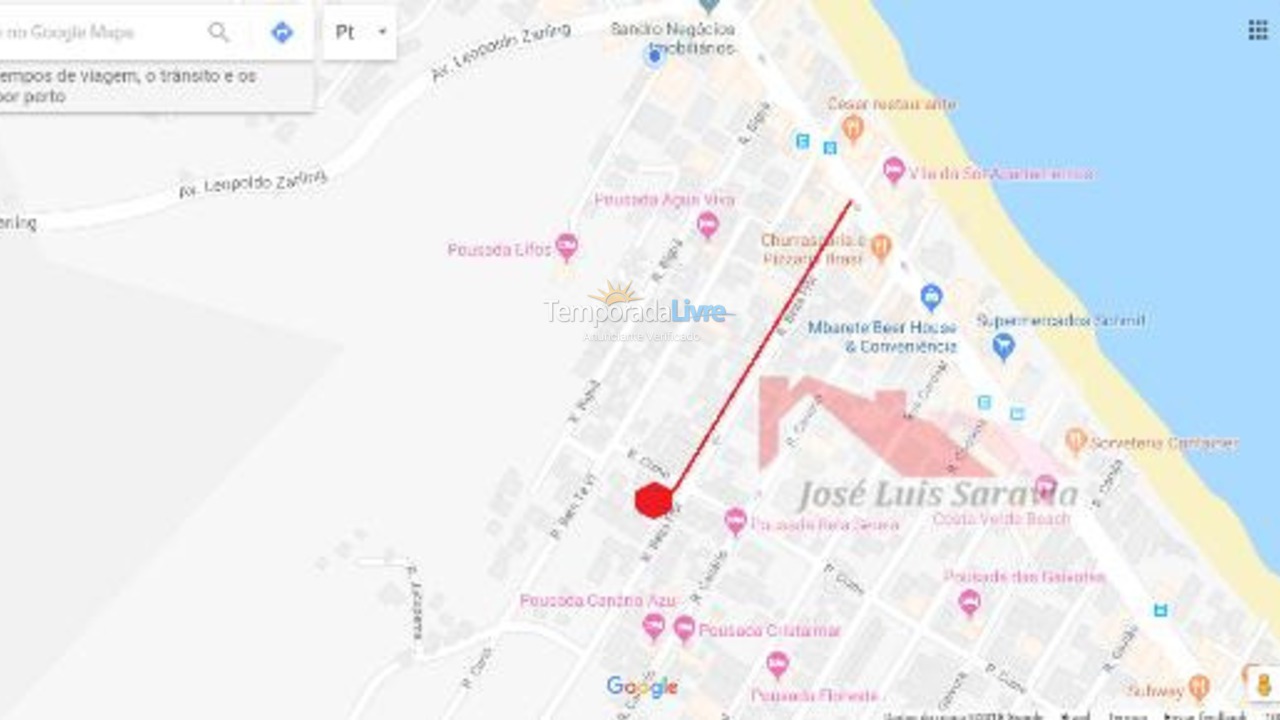 Apartamento para alquiler de vacaciones em Bombinhas (Praia de Bombas)