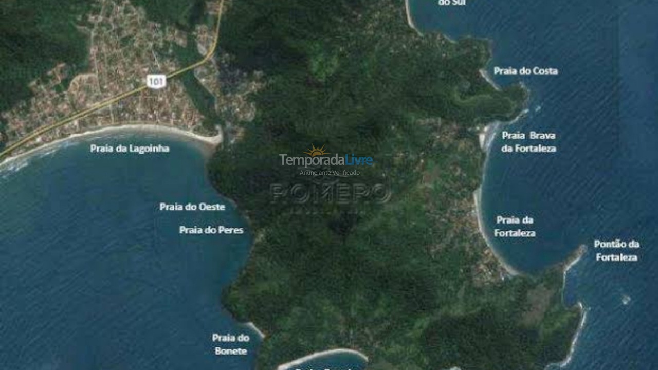 House for vacation rental in Ubatuba (Lagoinha)