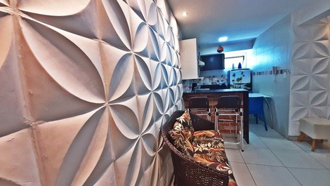 Apartment for vacation rental on the beach of Tambaú / João Pessoa