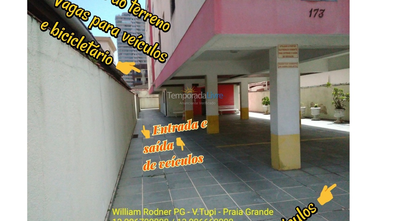 Apartamento para alquiler de vacaciones em Praia Grande (Vila Tupi)