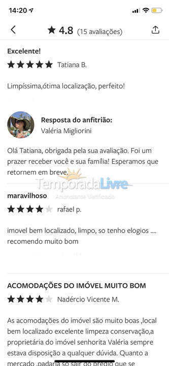 Apartamento para aluguel de temporada em Balneário Camboriú (Praia Central)