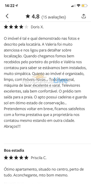 Apartamento para aluguel de temporada em Balneário Camboriú (Praia Central)